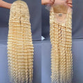 613 Blonde Pixie Cut Bob Deep Wave Wig