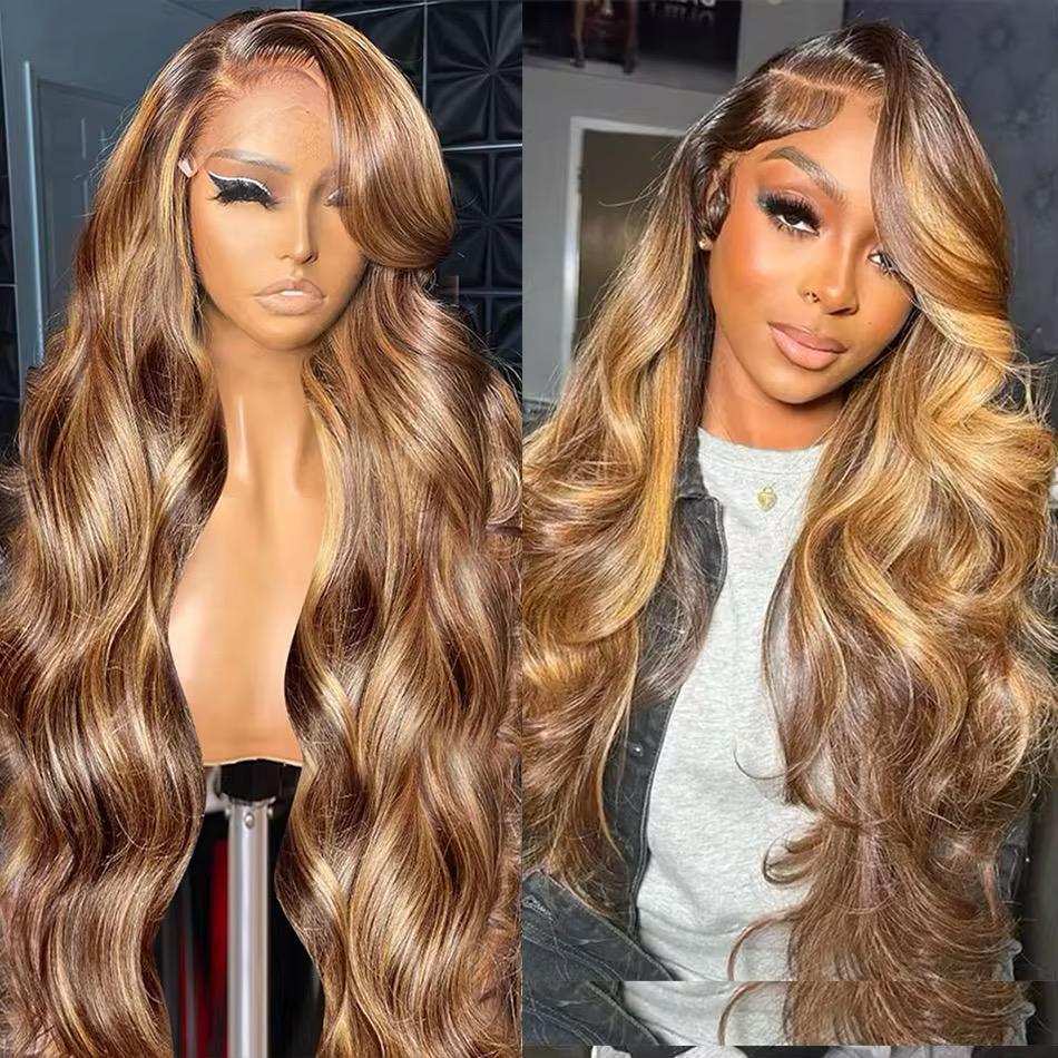 Ombre Honey Blonde Body Wave Lace Front Wig